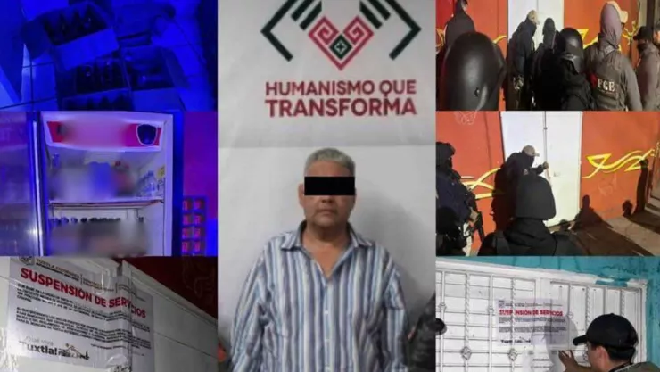 Cateo en bar de Tuxtla Gutiérrez, Chiapas.