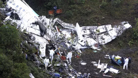 El accidente del plantel de Chapecoense, dentro de las grandes tragedias del futbol sudamericano