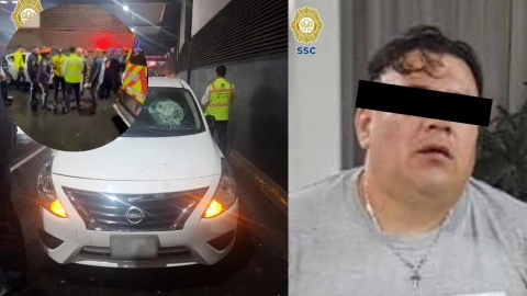 atropellan a policía en el AICM
