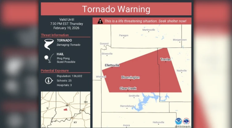 alerta de tornado indiana
