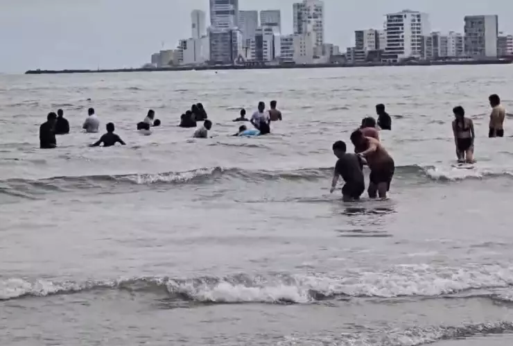 Playas de Veracruz llenas
