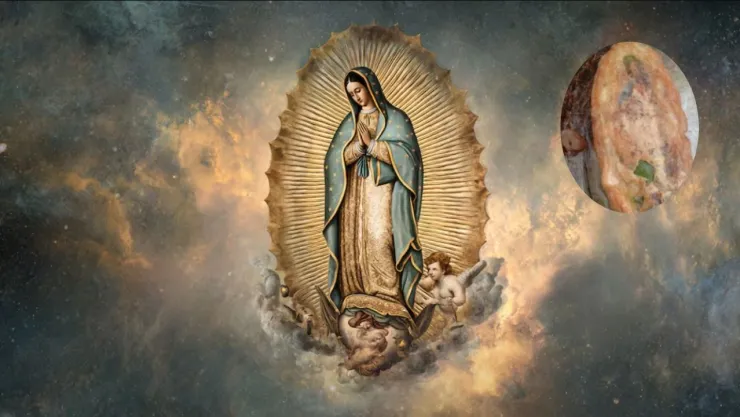 FOTO | Se manifiesta la silueta de la Virgen de Guadalupe en un chile relleno, ¿milagro culinario o coincidencia?
