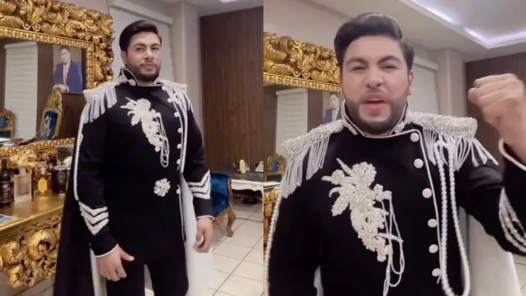 Richard Millán da el Grito en estrafalario traje.