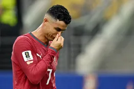 Cristiano Ronaldo se lamenta tras la eliminación de Portugal en el Mundial 2026.