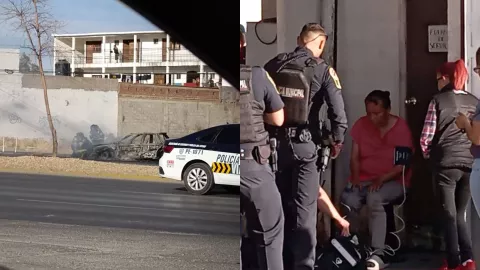 Incendio en avenida Guillermo Prieto Luján