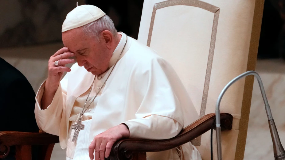 Papa Francisco en su audiencia semanal el 14 de diciembre de 2022.