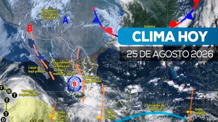 Clima en México este 25 de agosto_ Prepara el paraguas, porque habrá lluvias muy fuertes, granizo y.jpg