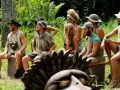 Seis sobrevivientes en riesgo de eliminación en Survivor México 2022.