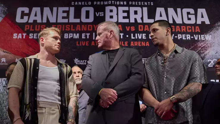 Edgar Berlanga Canelo Álvarez pelea conferencia