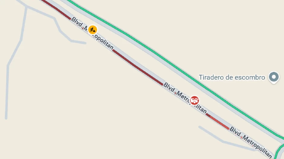 accidente Eje Metropolitano hoy 3 diciembre