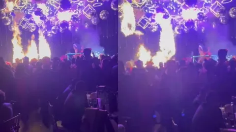VIDEO ¡Tragedia! Graduación en CDMX se incendia y deja heridos