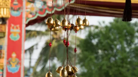 En el Feng Shui, el sonido de las campanas equilibra las energías