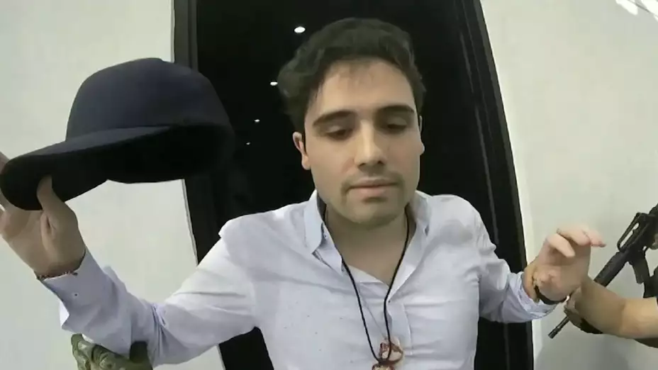 Ovidio Guzmán es detenido en Culiacán en 2019.