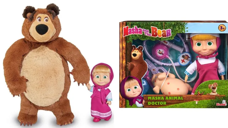 Juguetes de Masha y el Oso