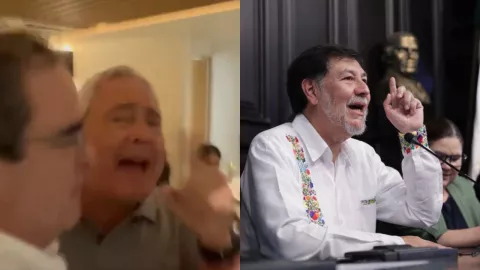 Noroña denuncia agresión e intento de robo en sala VIP del AICM