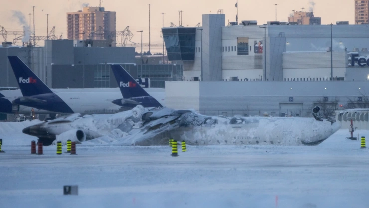 El accidente del avión de Delta en Tronto se viralizó en las redes por el video de la tragedia