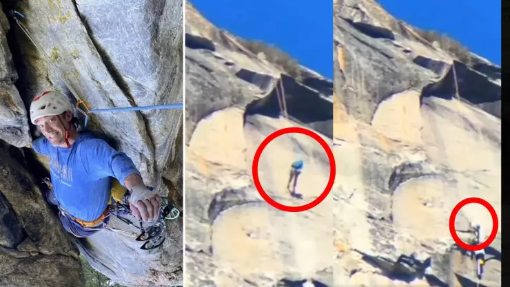 VIDEO SENSIBLE: Testigo graba caída del alpinista Balin Miller en Yosemite; estaba a 700 metros de altura