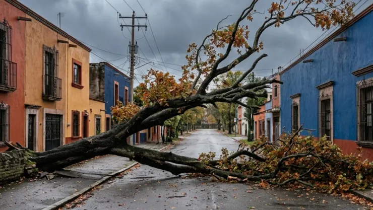 ALERTAN por más CAÍDA DE ÁRBOLES en este municipio de Guanajuato