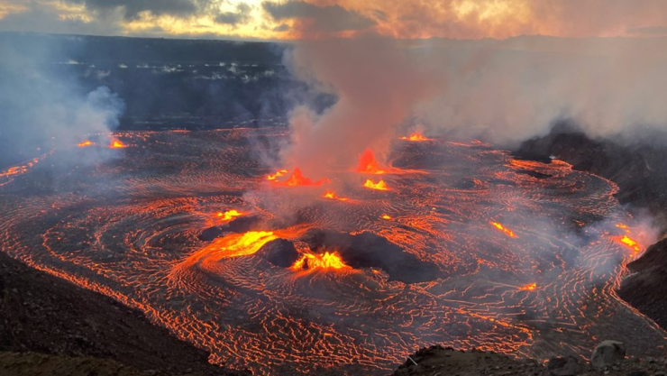 Volcán Kilauea, en Hawai
