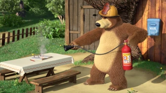 Bombera del día - Masha y el Oso