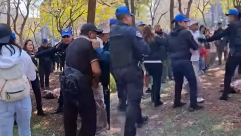 vendedora ambulante es agredida en la Alameda Central en CDMX