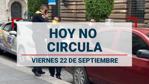 Estos autos descansan este viernes 22 de septiembre en CDMX y Edomex por el Hoy No Circula