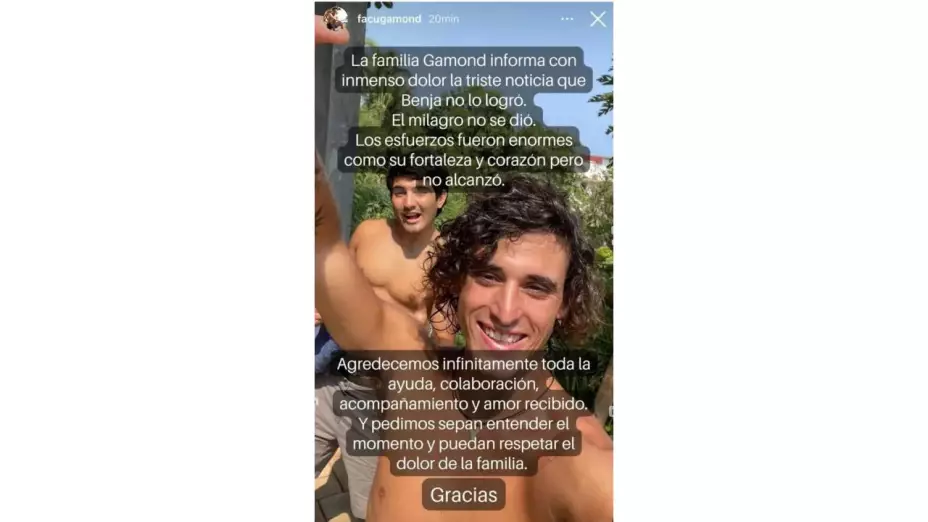 Murió Benjamín, uno de los tres argentinos atacados a machetazos en Oaxaca