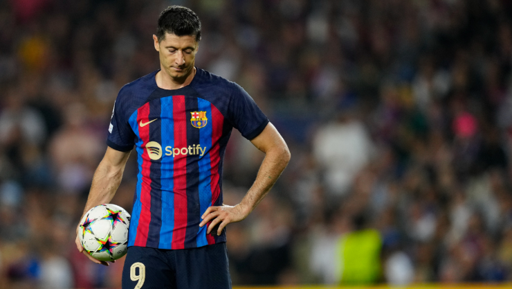 Robert Lewandowski, delantero del Barcelona