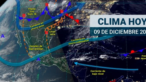 ¡Prepara el paraguas! Clima en México hoy 9 de diciembre pronostica lluvias