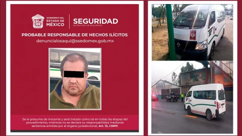 Edomex: Chofer de una combi atropella a un policía; intentó huir por circular en carril del Mexibús