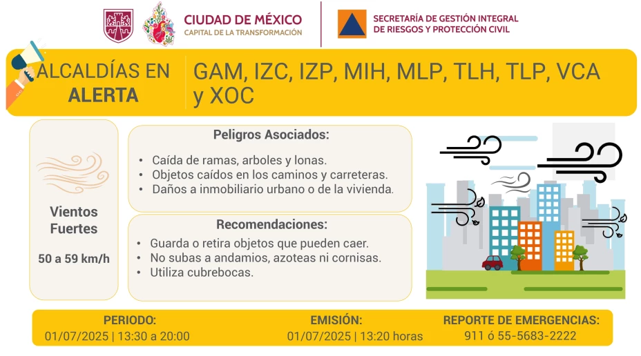 Clima CDMX 1 julio 2025.jpeg