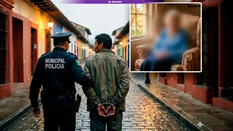 ¡Golpeaba a su mamá sin piedad! Hombre es sorprendido pateando y dándole puñetazos a su madre de 65 años