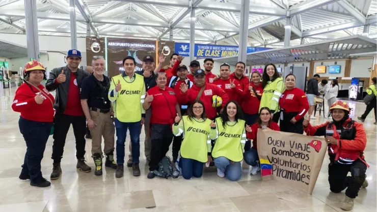 Avión de ayuda humanitaria sale del AIFA hacia Venezuela.