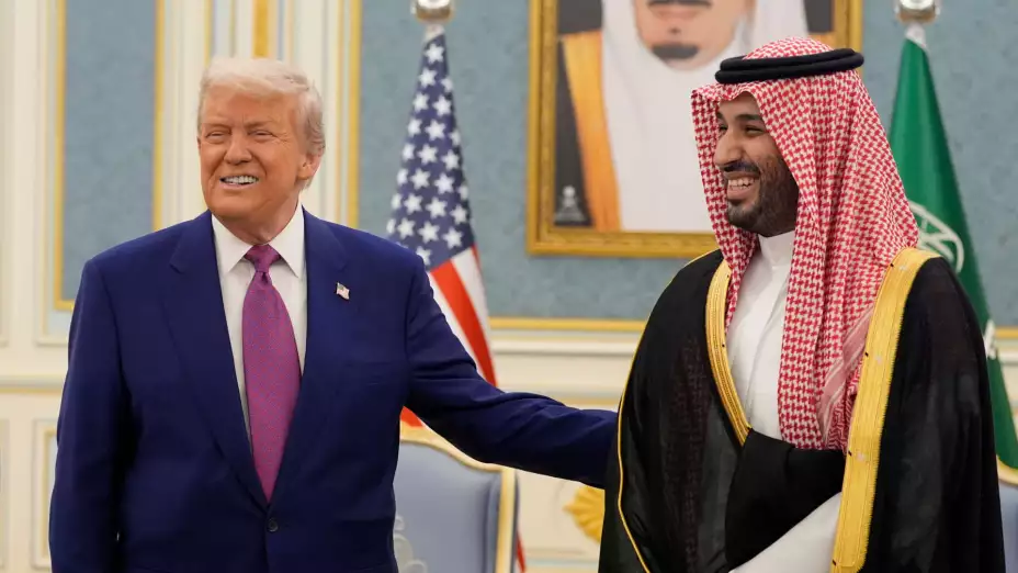 Donald Trump y el príncipe saudí Mohammed bin Salman.