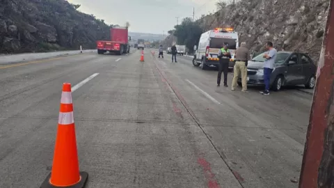 Cierres en carretera por accidente