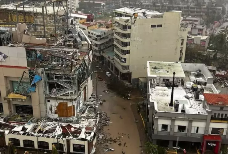 Huracán Otis en Acapulco, Guerrero
