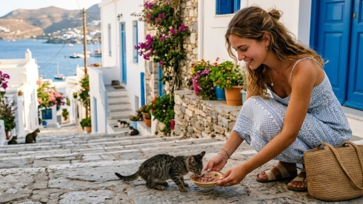 El trabajo perfecto existe: En esta isla te dan casa y comida GRATIS por cuidar a gatos