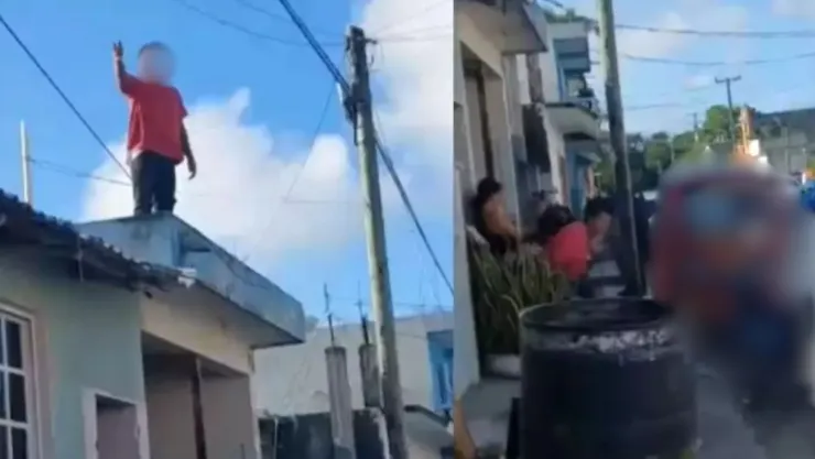 VIDEO: Así un padre entregó a su hijo por ladrón pese a súplicas; “Papi, no dejes que me lleven”