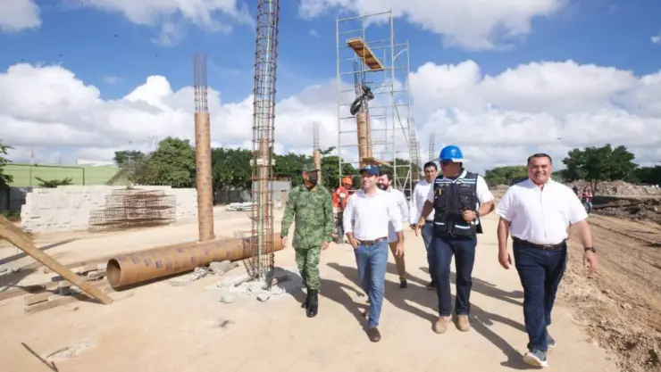 Supervisan avances de la obra del Gran Parque de La Plancha