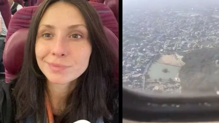 Elena, influencer que tomó una fotografía antes del accidente de Nepal