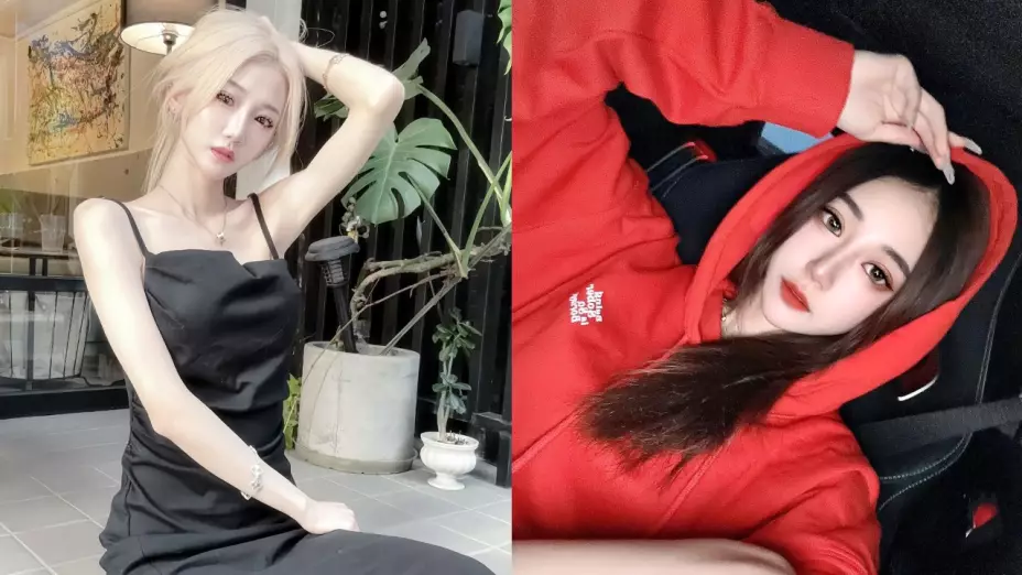 fotos de la influencer taiwanesa Irene Gu.