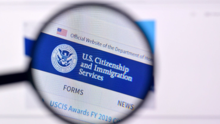 Página oficial del Servicio de Ciudadanía e Inmigración de Estados Unidos.