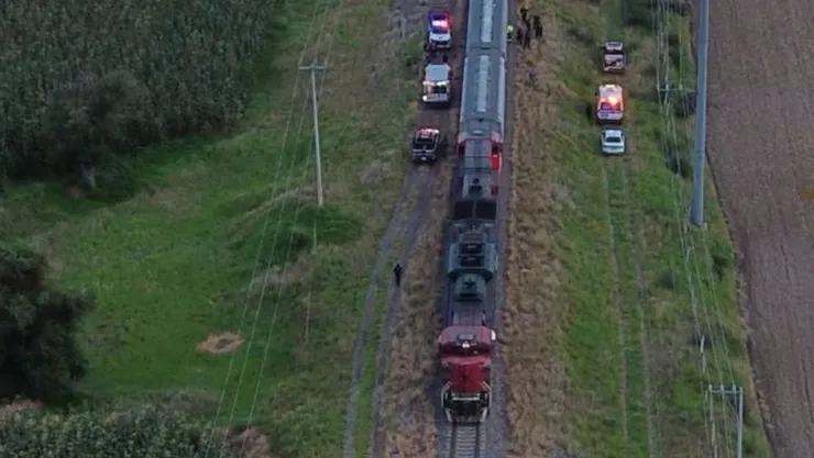 Muere hombre arrollado por tren en San Luis Teolocholco, Tlaxcala