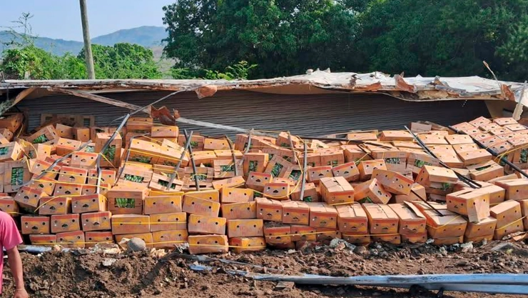 Accidente tráiler Tonalá