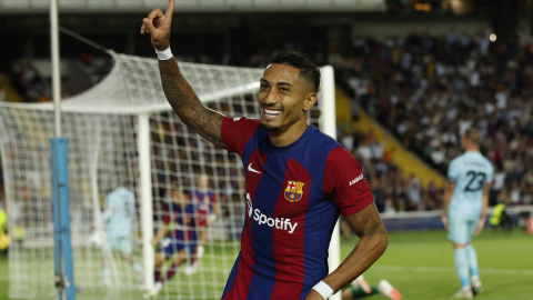 Raphinha con Barcelona