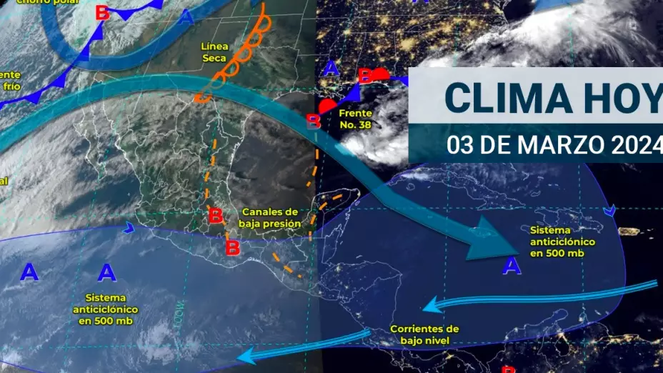 Clima hoy 3 de marzo en México: Calorcito y noches frescas