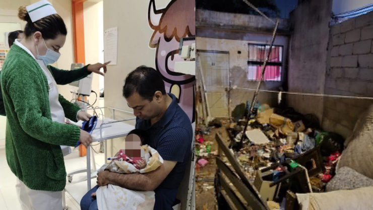 rescatan a bebé de maltrato en Veracruz