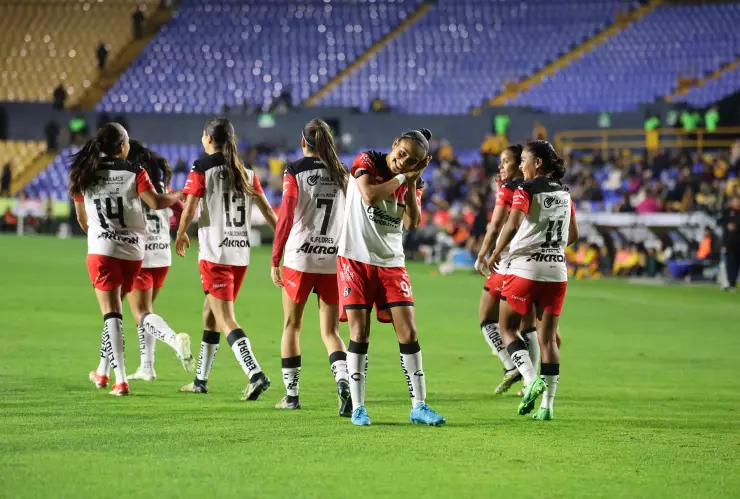 Atlas Femenil derrota 2-1 a Tigres en su casa en la Jornada 3 del Clausura 2025.jpeg
