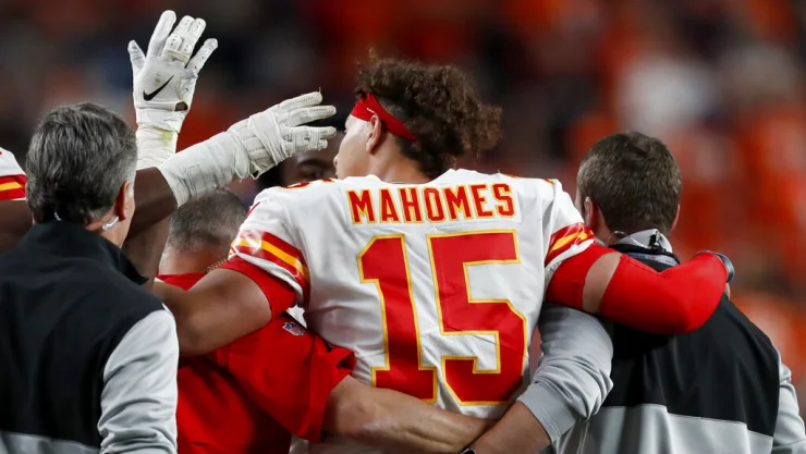 El quarterback de los Chiefs de Kansas City Patrick Mahomes