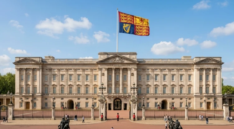 Palacio de Buckingham y la alternancia de las banderas